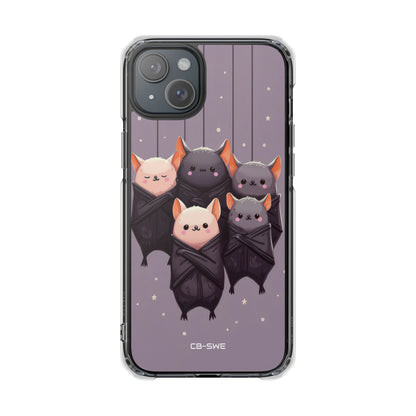 Playful Bats Hang iPhone Case - Impact