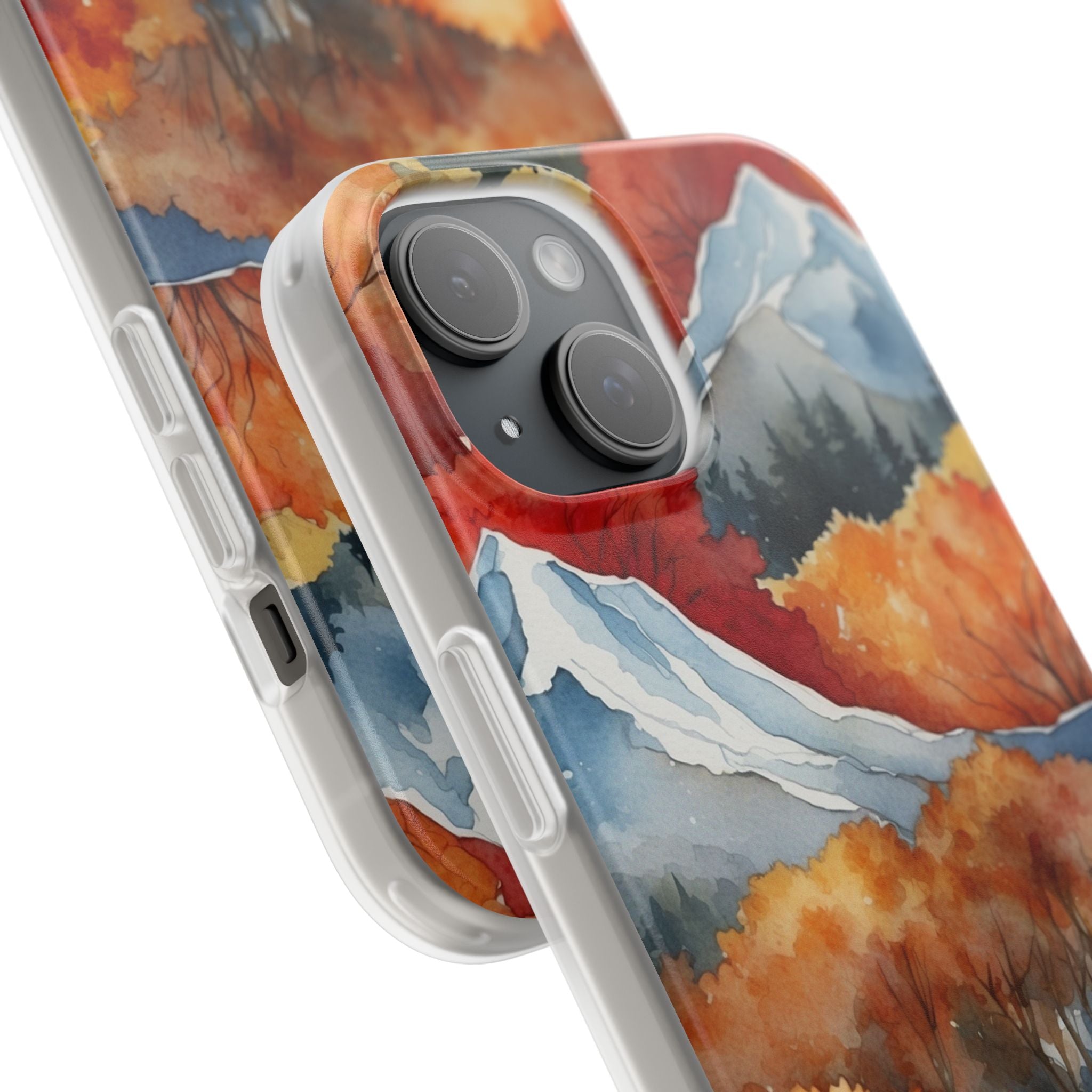 Snowcap Radiance iPhone 15 Case - Soft