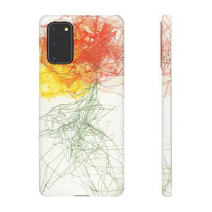 Fiery Blossom | Slim Phone Case for Samsung