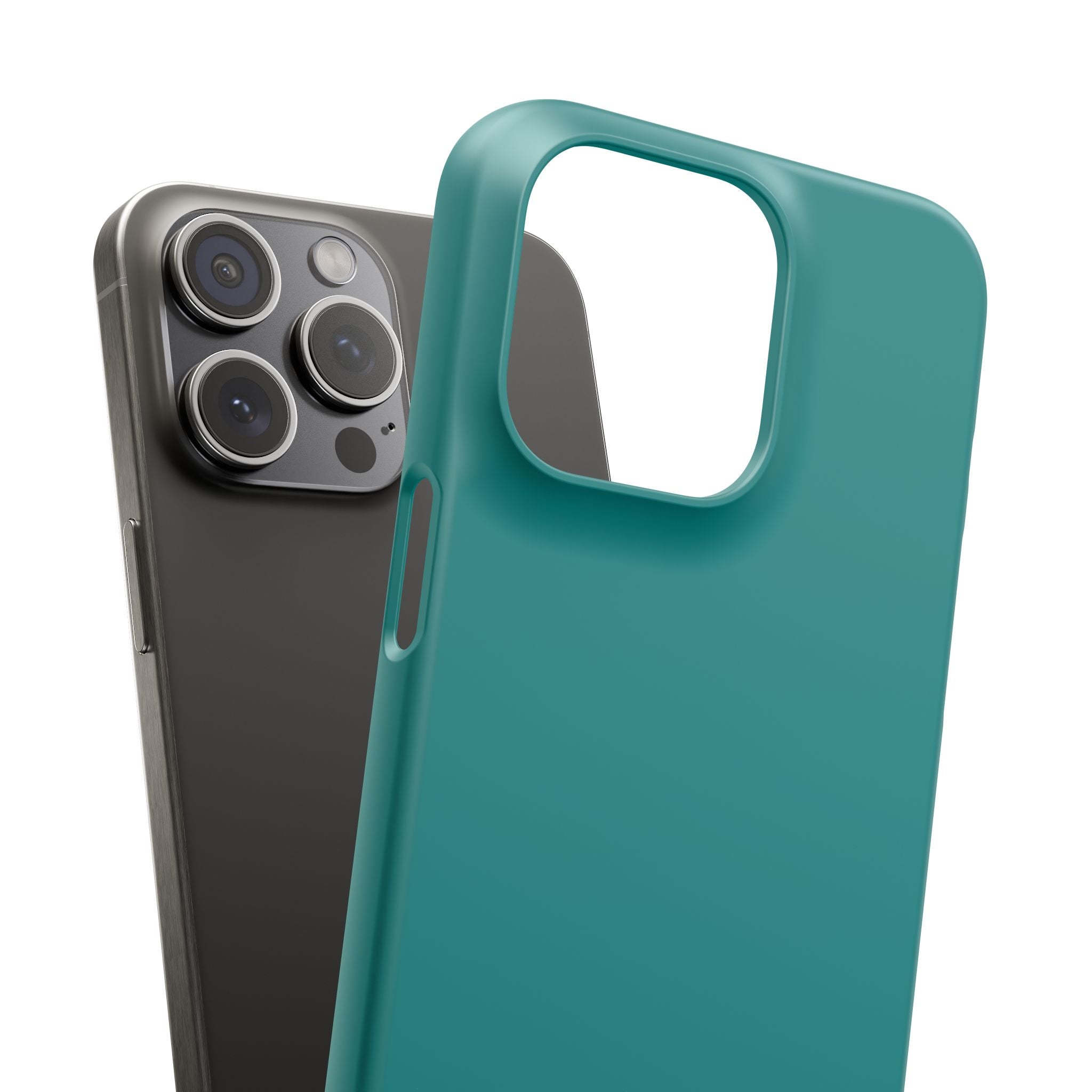 Dark Cyan iPhone 15 - Slim Phone Case