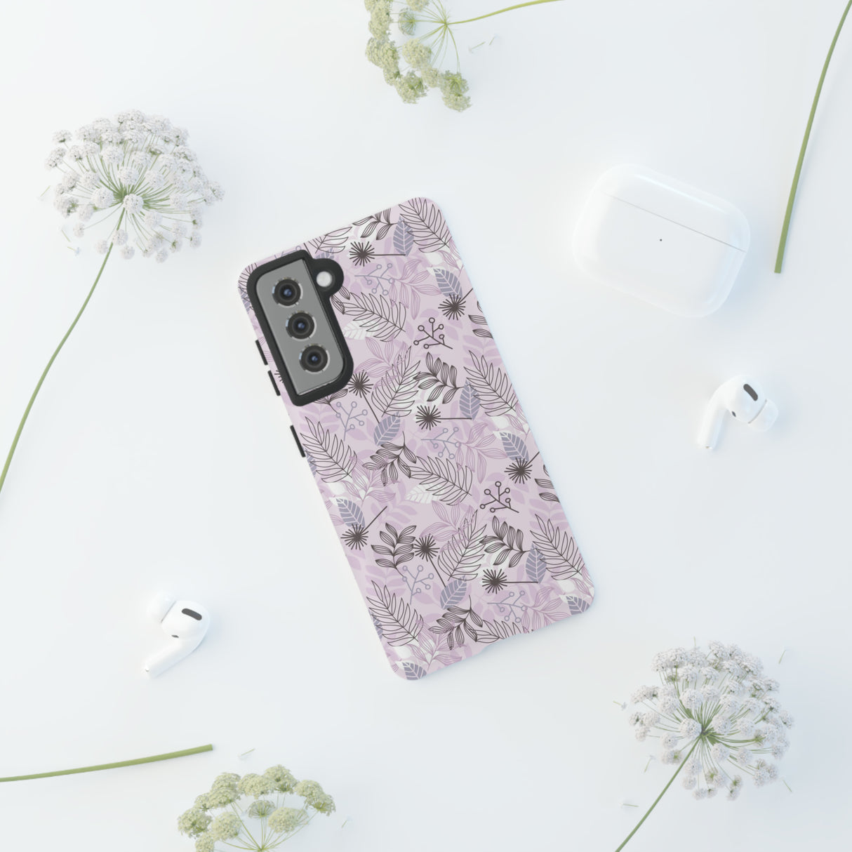 Purple Leaf - Protective Phone Case