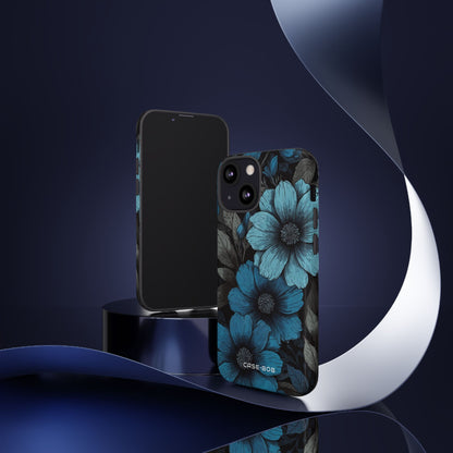 Blue Petal Radiance iPhone 13 Mini Case - Tough