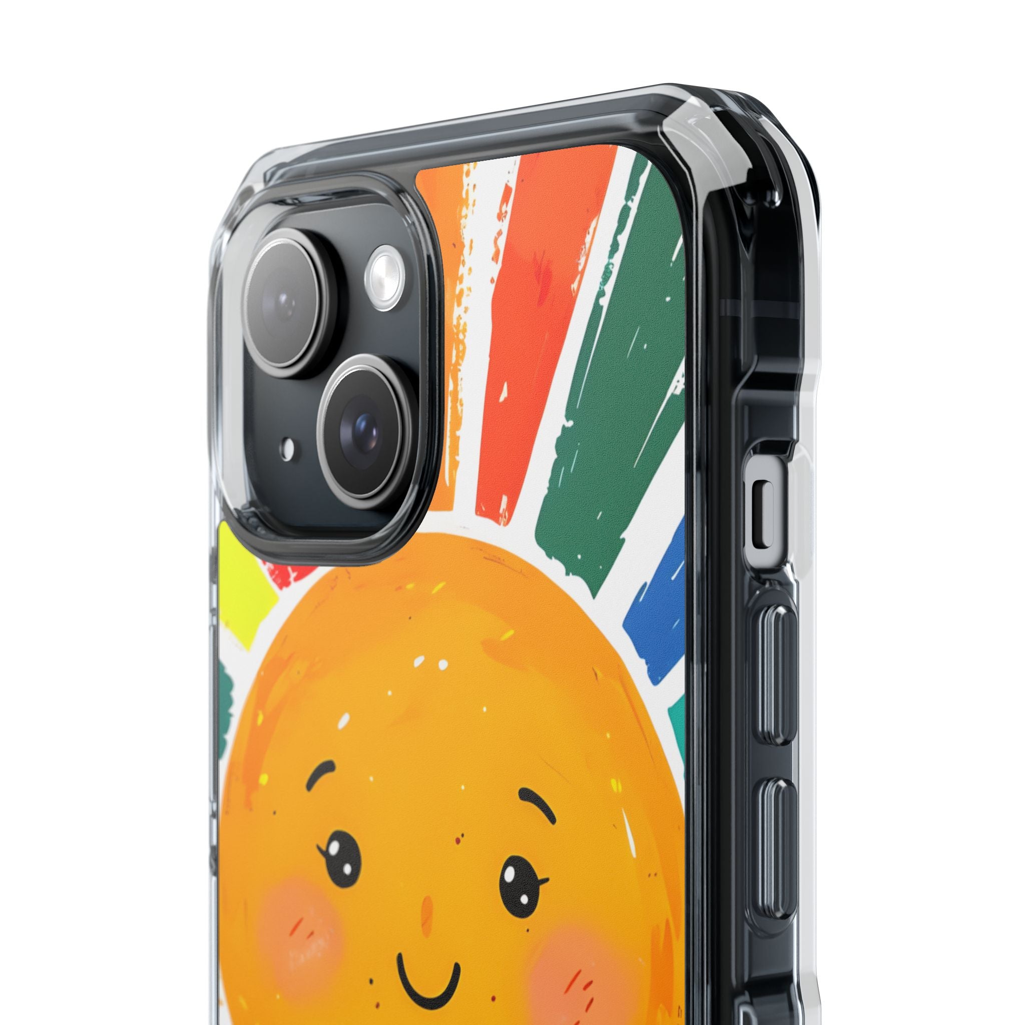 Smiling Sunburst iPhone 15 Case - Impact