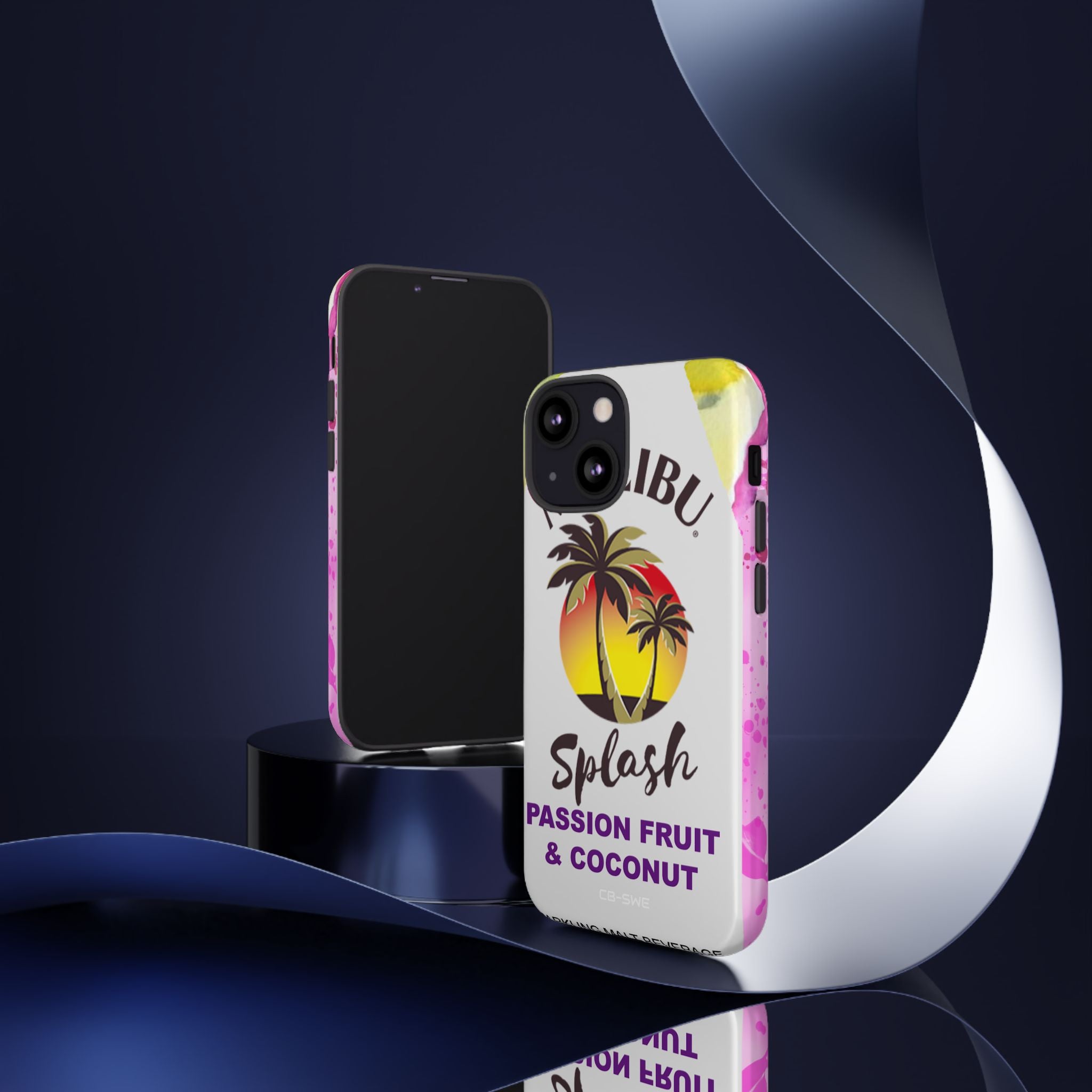 Tropical Sunset Splash - iPhone Case