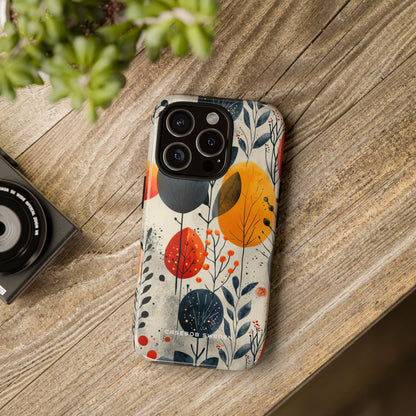 Vibrant Leaf Harmony iPhone 16 - Tough Phone Case