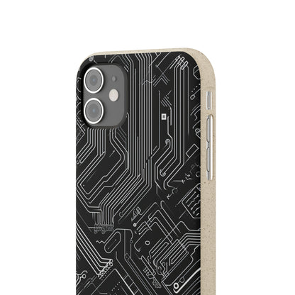 Cyber Circuitry Art | Biodegradable Phone Case