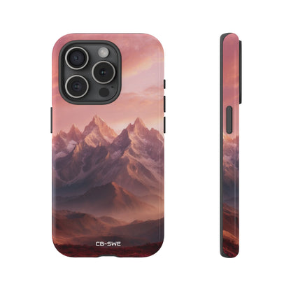 Vibrant Peaks Emerge - iPhone Case