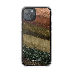 Earth Tone Pattern | Phone Case for iPhone (Clear Impact Case - Magnetic)