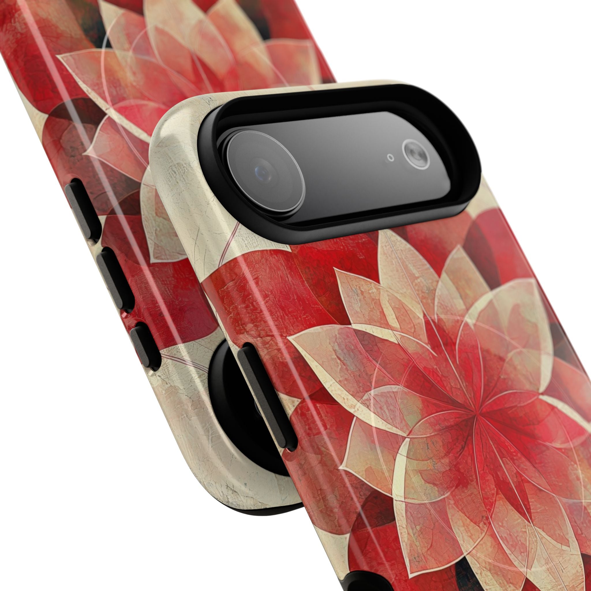 Crimson Bloom iPhone 17 Air Case - Tough+