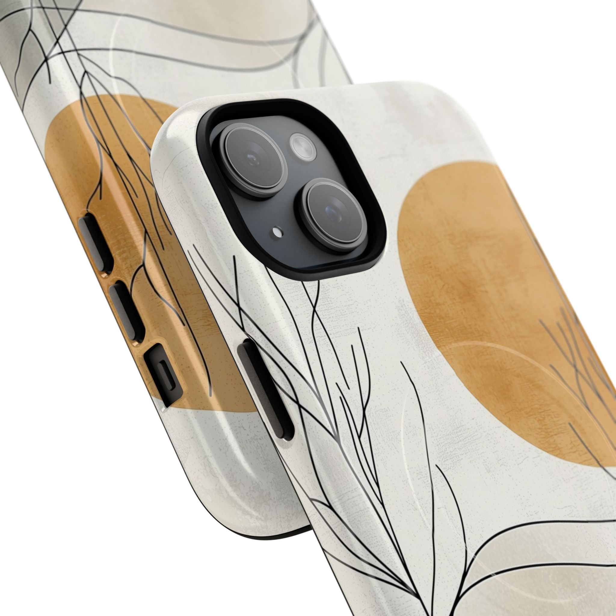 Orange Halo iPhone 15 Plus Case - Tough+