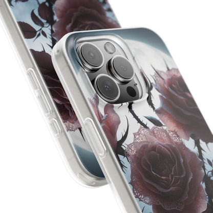Luminous Rose Thorns iPhone 16 Pro Max Case - Soft