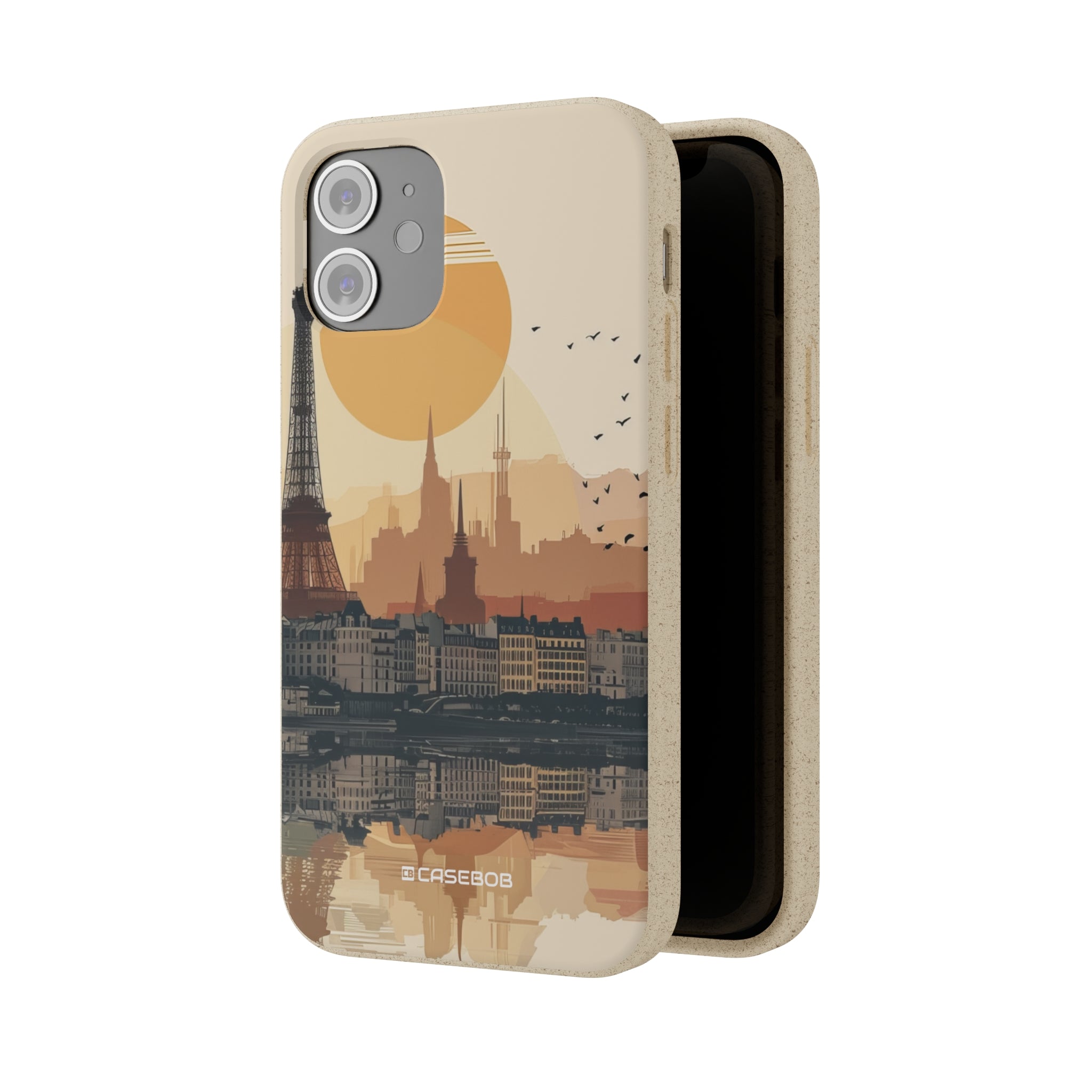 Parisian Sunset Serenity | Biodegradable Phone Case