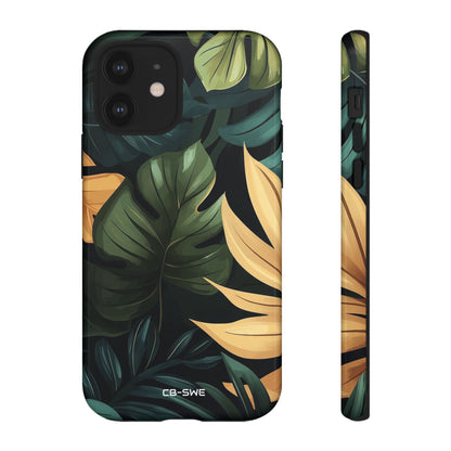 Tropical Leaves Dance - iPhone Case