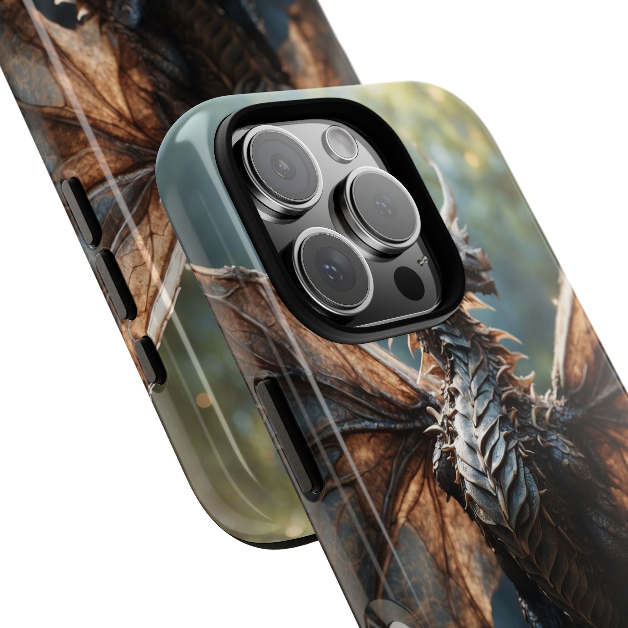 Majestic Dragon Glows - iPhone Case