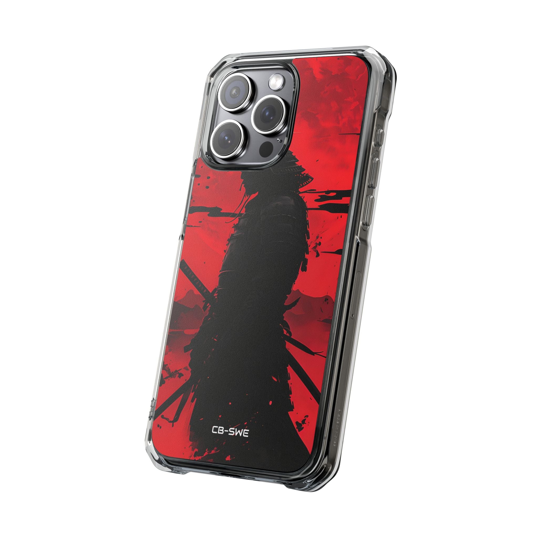 Red Samurai Shadow iPhone Case - Impact