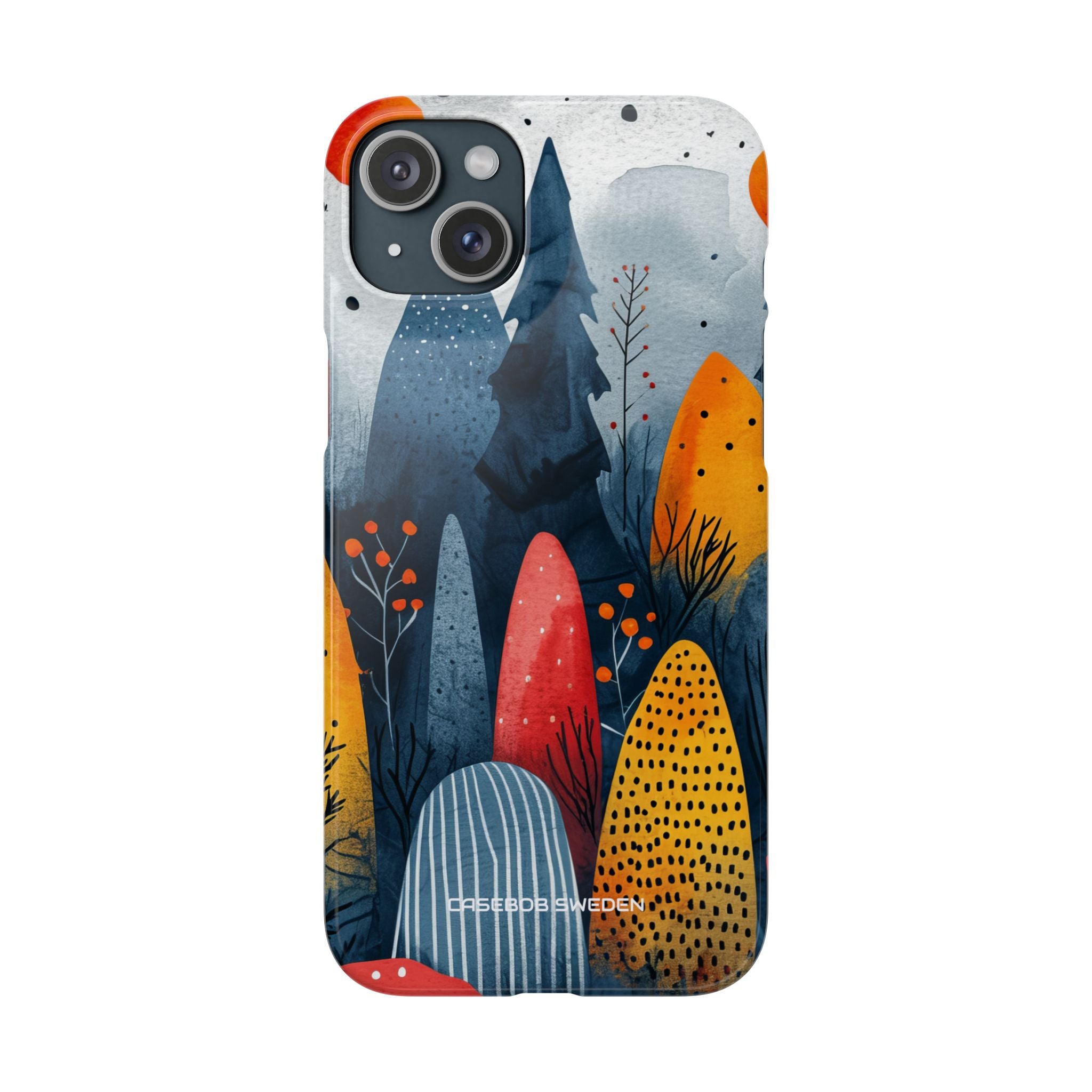 Whimsical Nature - Slim iPhone 15 Phone Case