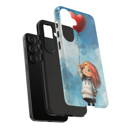 Heart Balloon Whimsy Samsung S25 Case - Tough