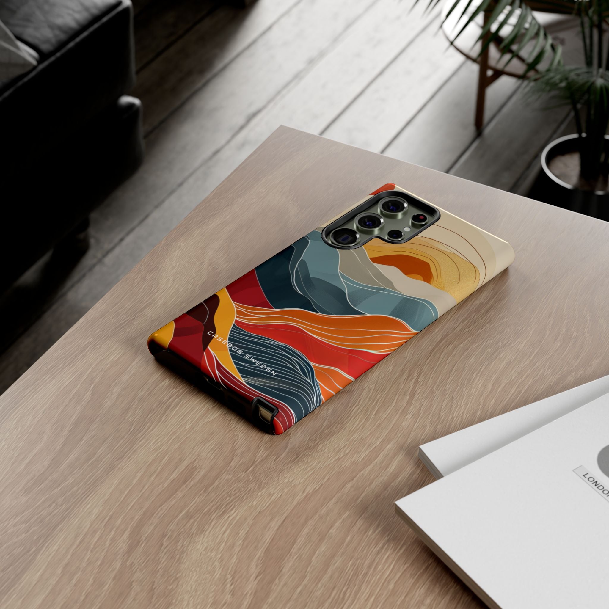 Harmonic Flow of Lines and Color Samsung S23 - Tough Phone Case