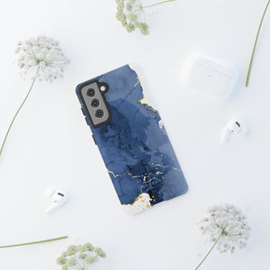 Timeless Blue Watercolor - Protective Phone Case