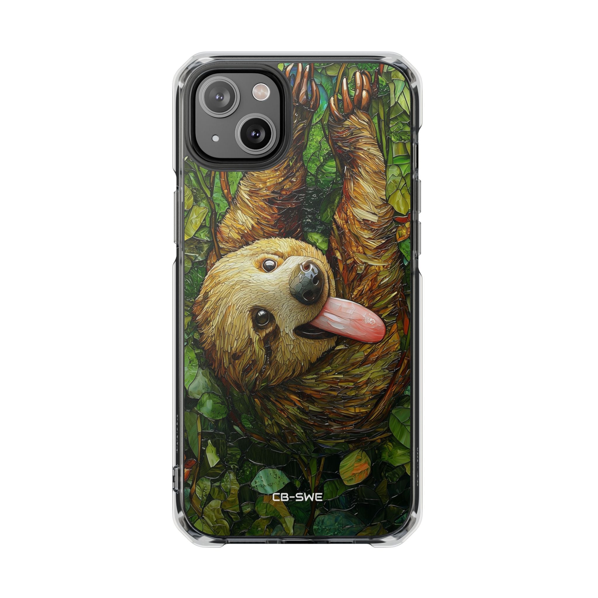 Sloth Hangs Playfully iPhone Case - Impact