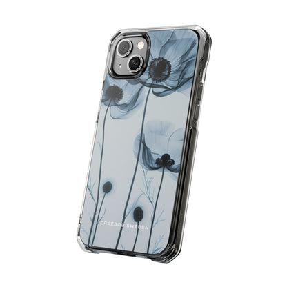 Ethereal X-Ray Flowers iPhone 14 - Clear Impact Phone Case