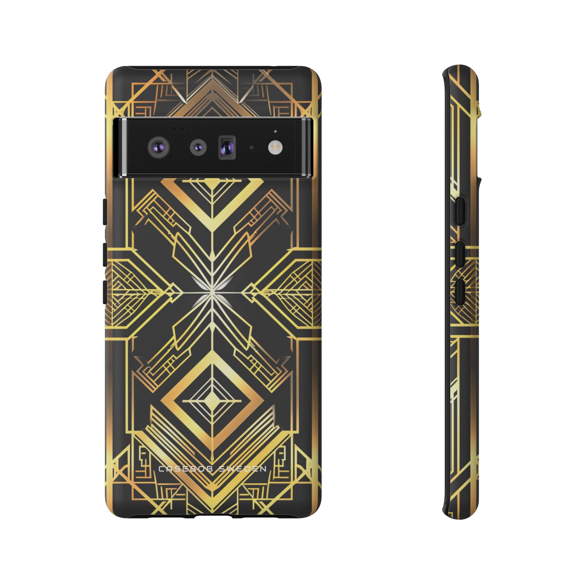 Golden Geometric Opulence Google Pixel 6 - Tough Phone Case