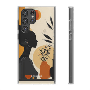 Modern Silhouette Tranquility | Flexible Phone Case for Samsung Galaxy