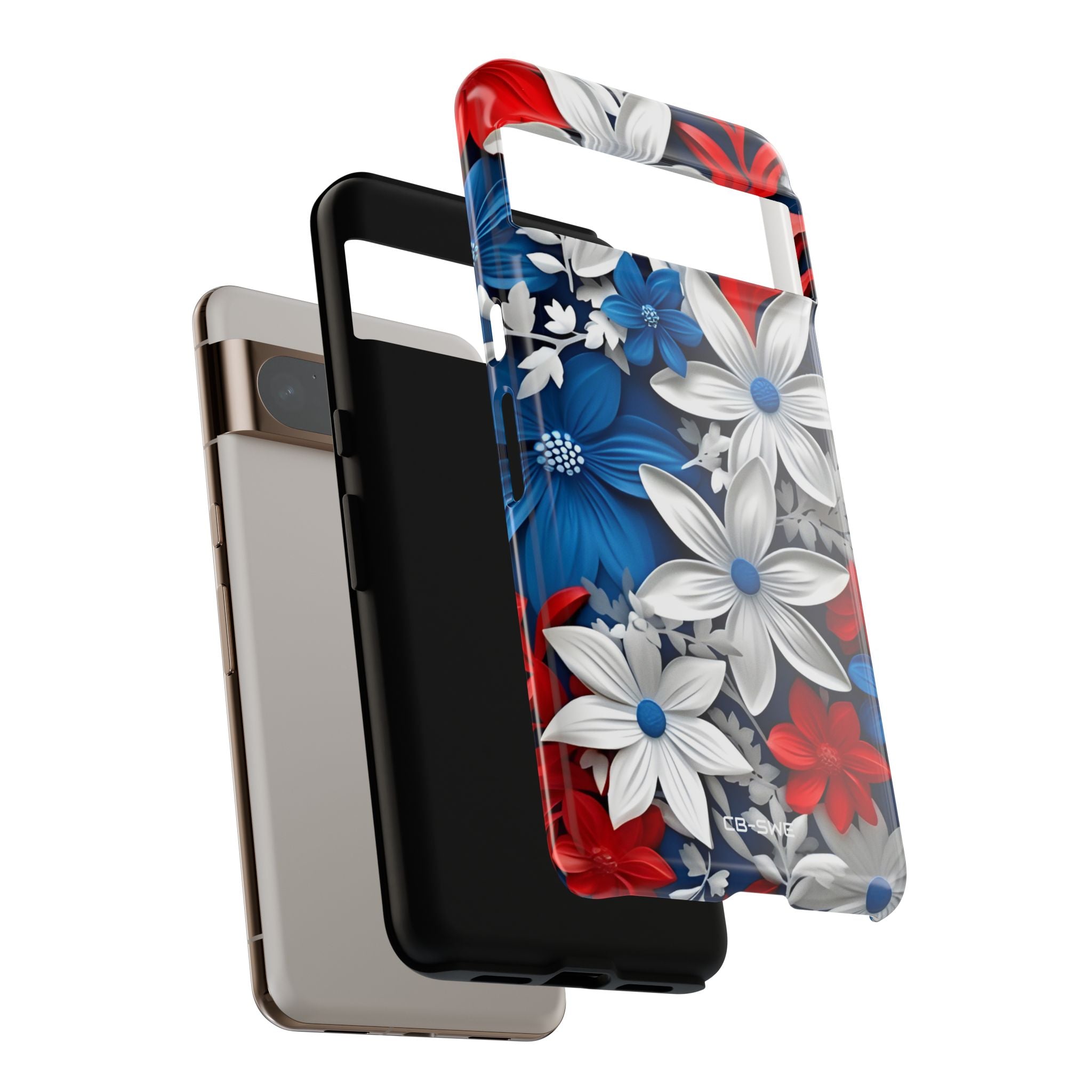 Floral Sculpture Blooms - Google Pixel Case