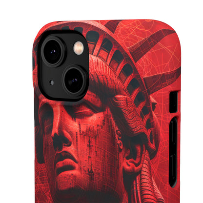 Zen Red Liberty Vision iPhone 14 - Slim Phone Case