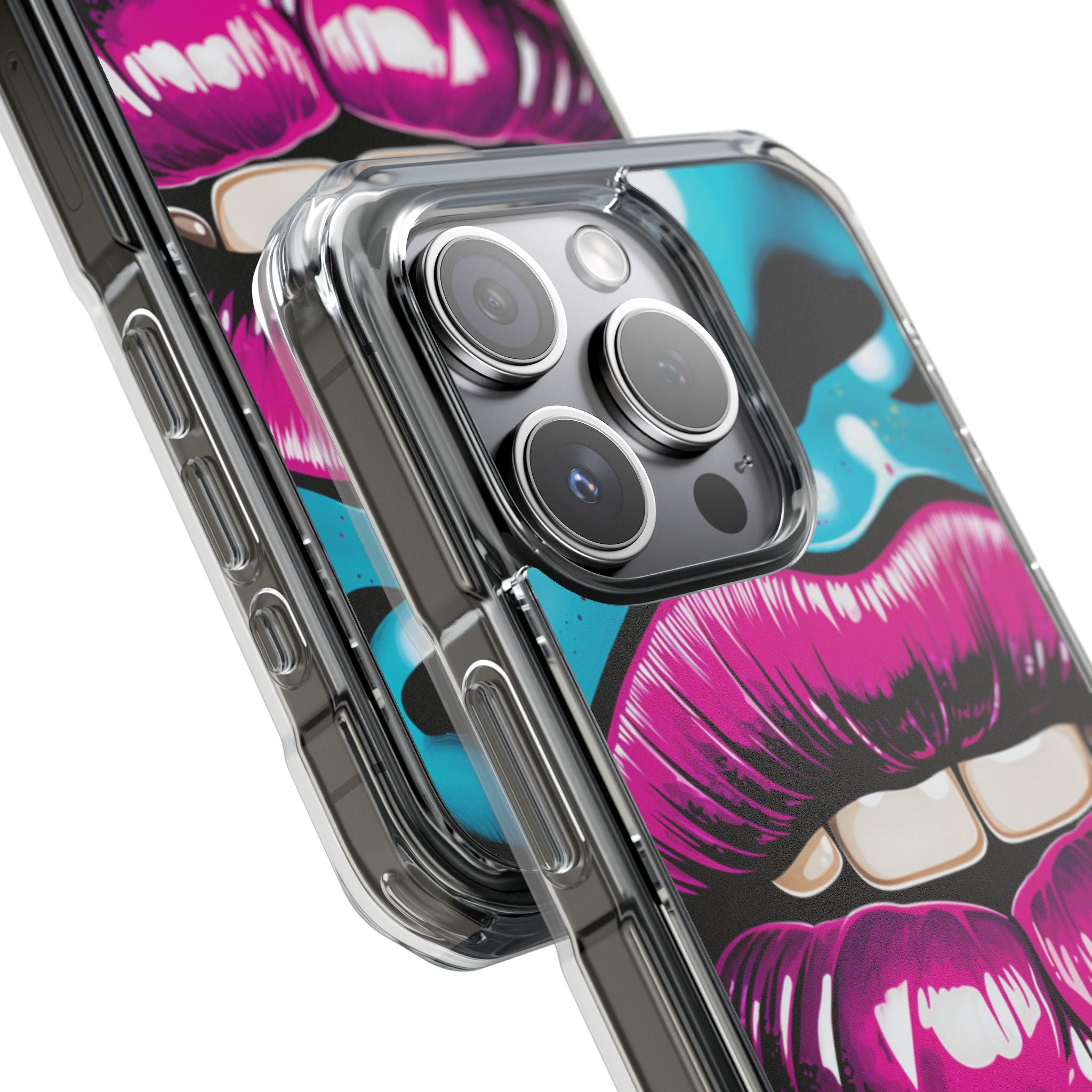 Vivid Lips Contrast iPhone Case - Impact