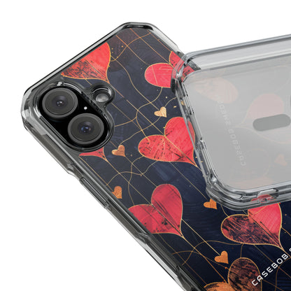 Gradient Heartflow Harmony iPhone 16 - Clear Impact Phone Case