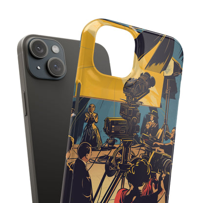 Golden Era Cinematic Spotlight iPhone 15 - Slim Phone Case