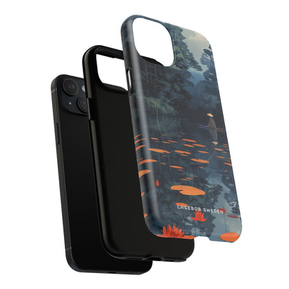 Tranquil Lotus Reflections iPhone 15 | Tough+ Phone Case