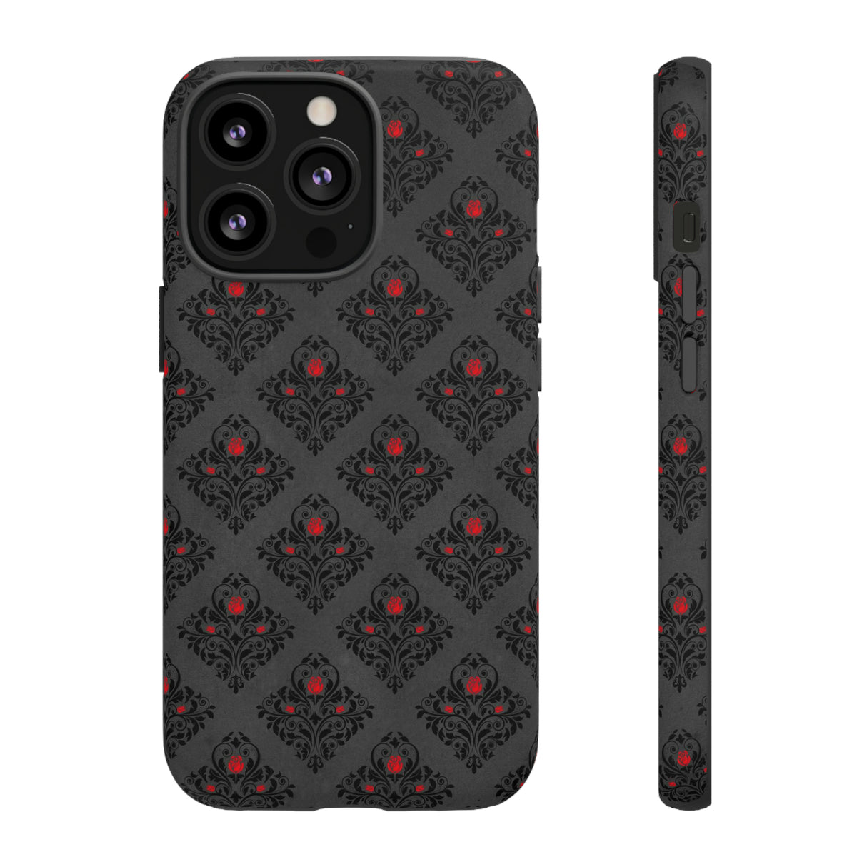 Pixrose Gothic Flower - Protective Phone Case