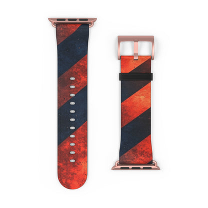 Diagonal Stripes Blaze - Watch Band