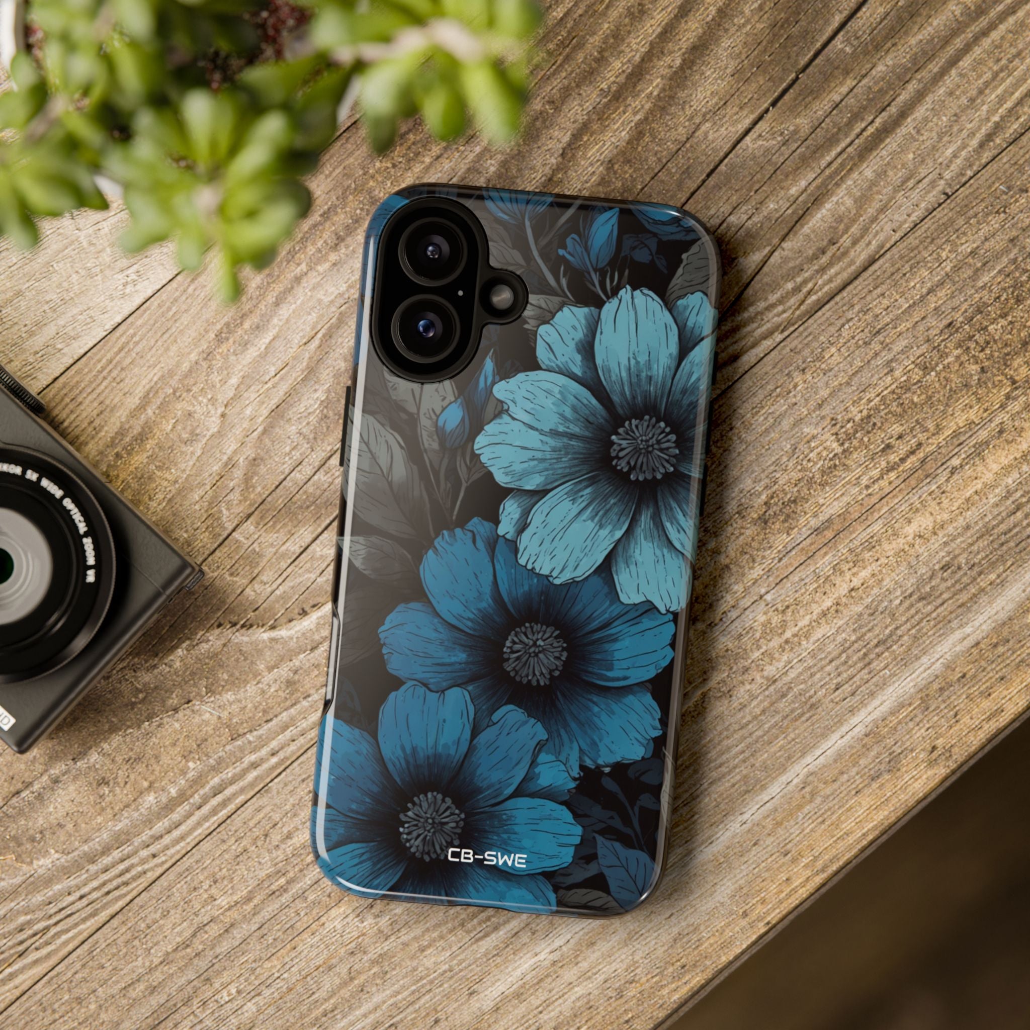 Flower Embrace Depth - iPhone Case
