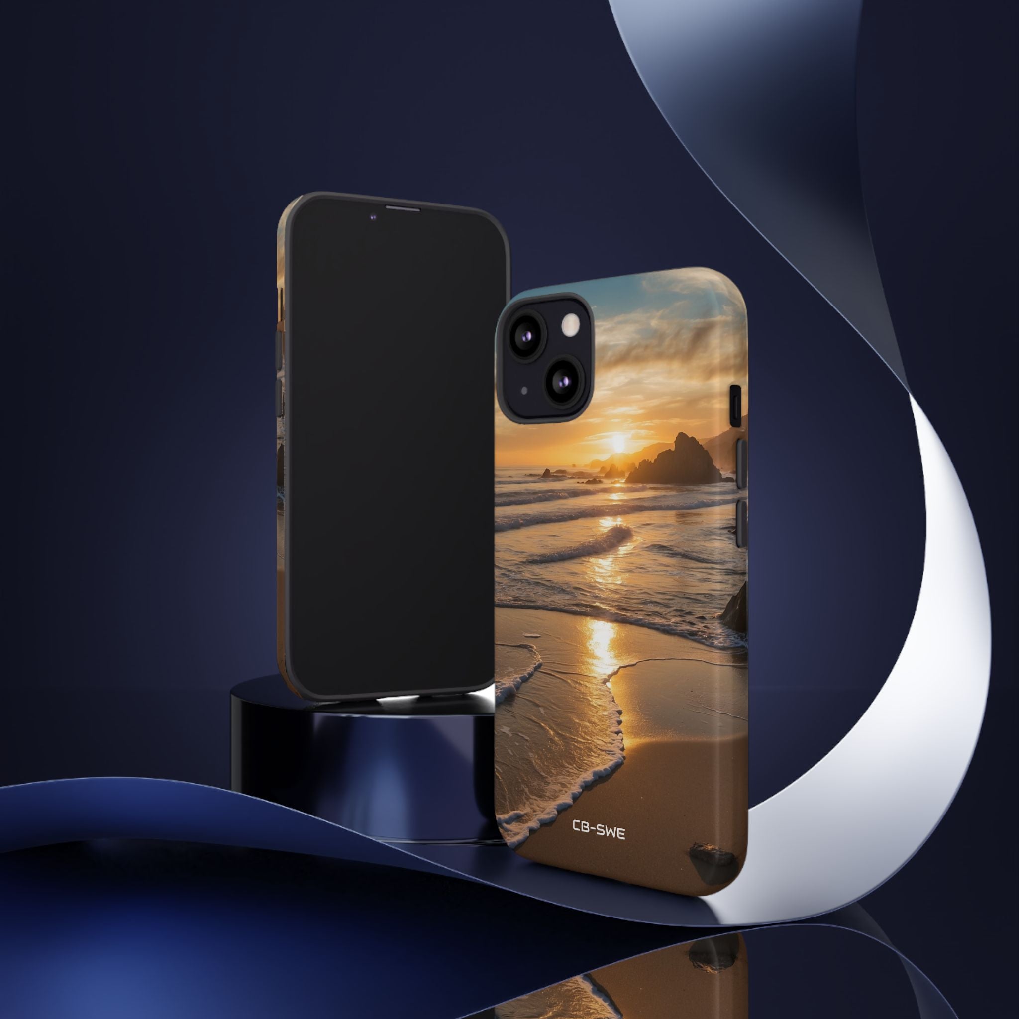 Waves Embrace Shore - iPhone Case