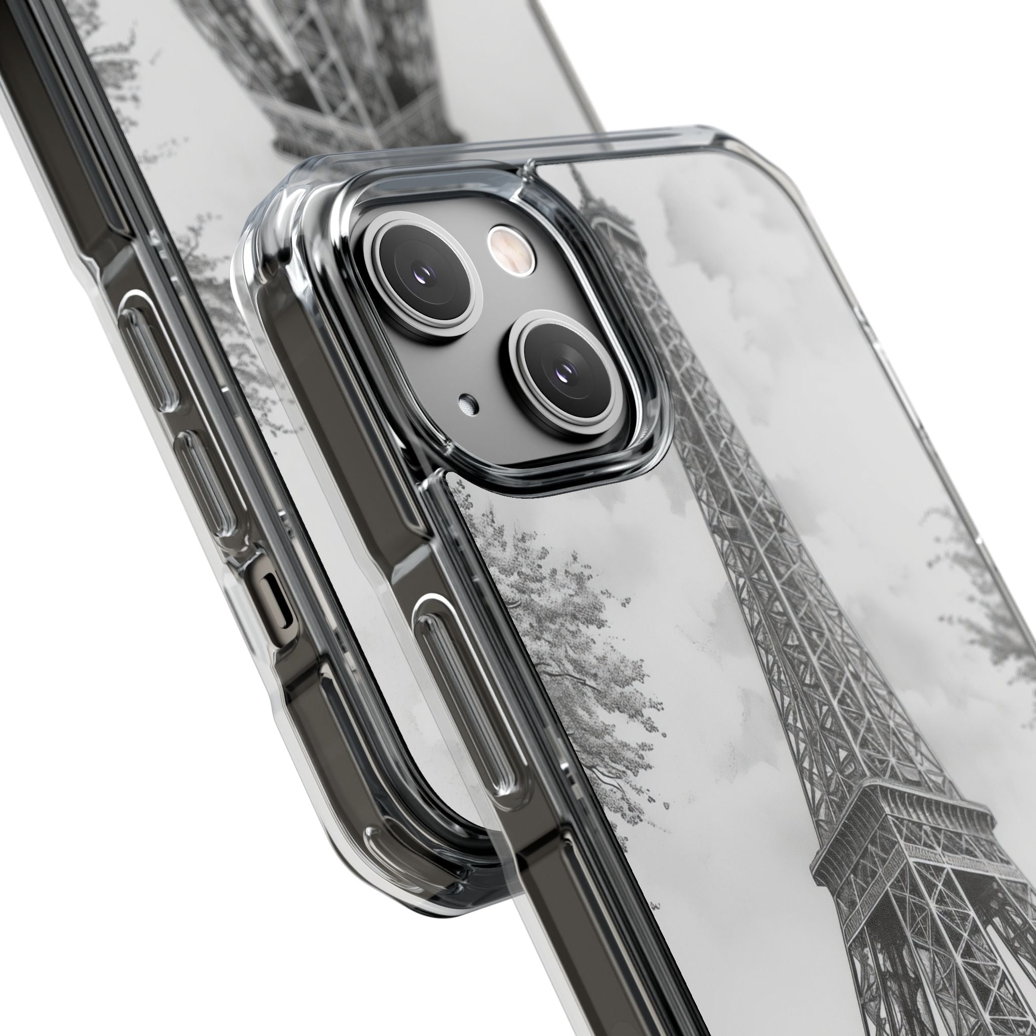 Parisian Monochrome Majesty - Phone Case for iPhone