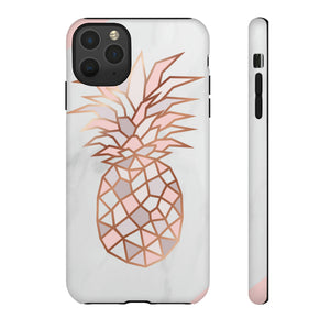 Ananas Roségold - Schutzhülle fürs Handy