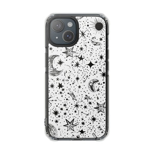 Retro Space Odyssey - Phone Case for iPhone (Clear Impact - Magnetic)