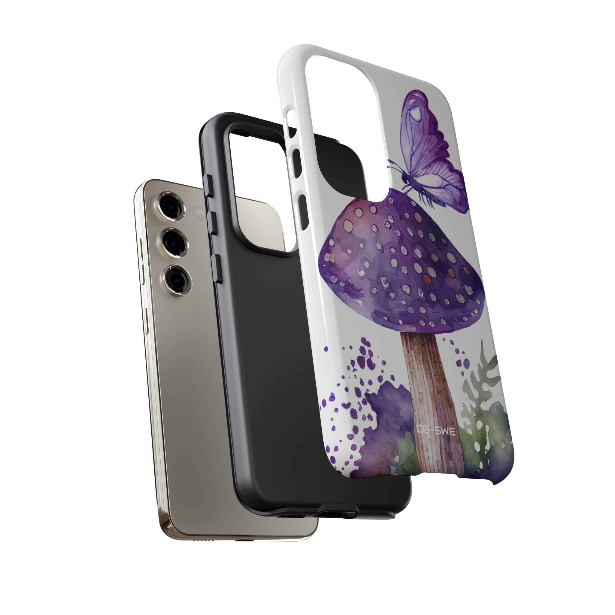 Whimsical Butterfly Perch - Samsung Case