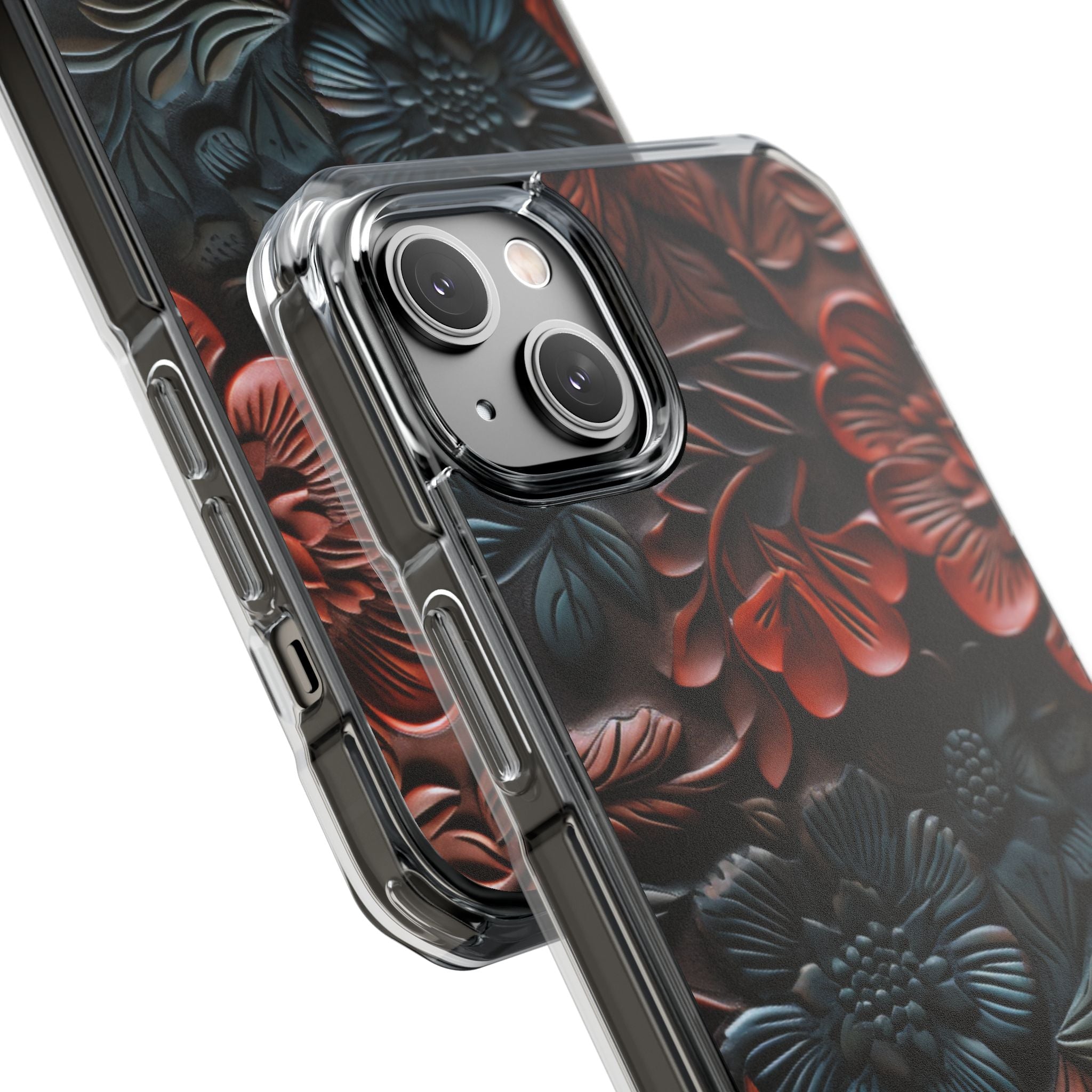 Sculpted Floral Elegance iPhone Case - Impact
