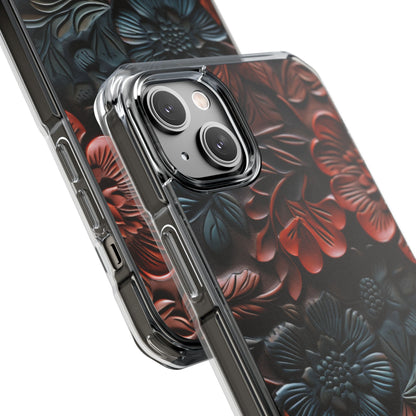 Sculpted Floral Elegance iPhone Case - Impact