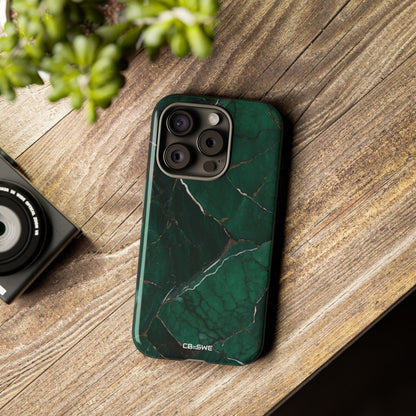Emerald Veins Flow - iPhone Case