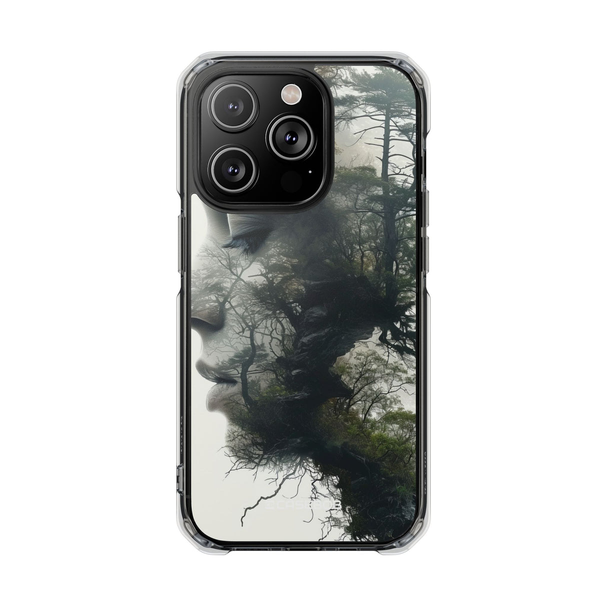 Serene Symbiosis - Phone Case for iPhone (Clear Impact - Magnetic)