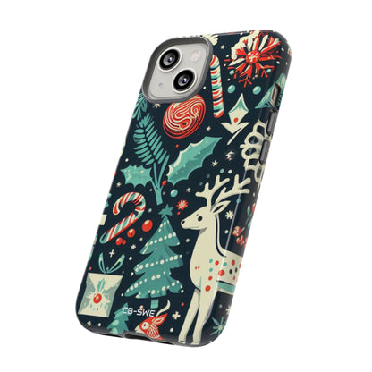 Festive Snowflakes Dance - iPhone Case