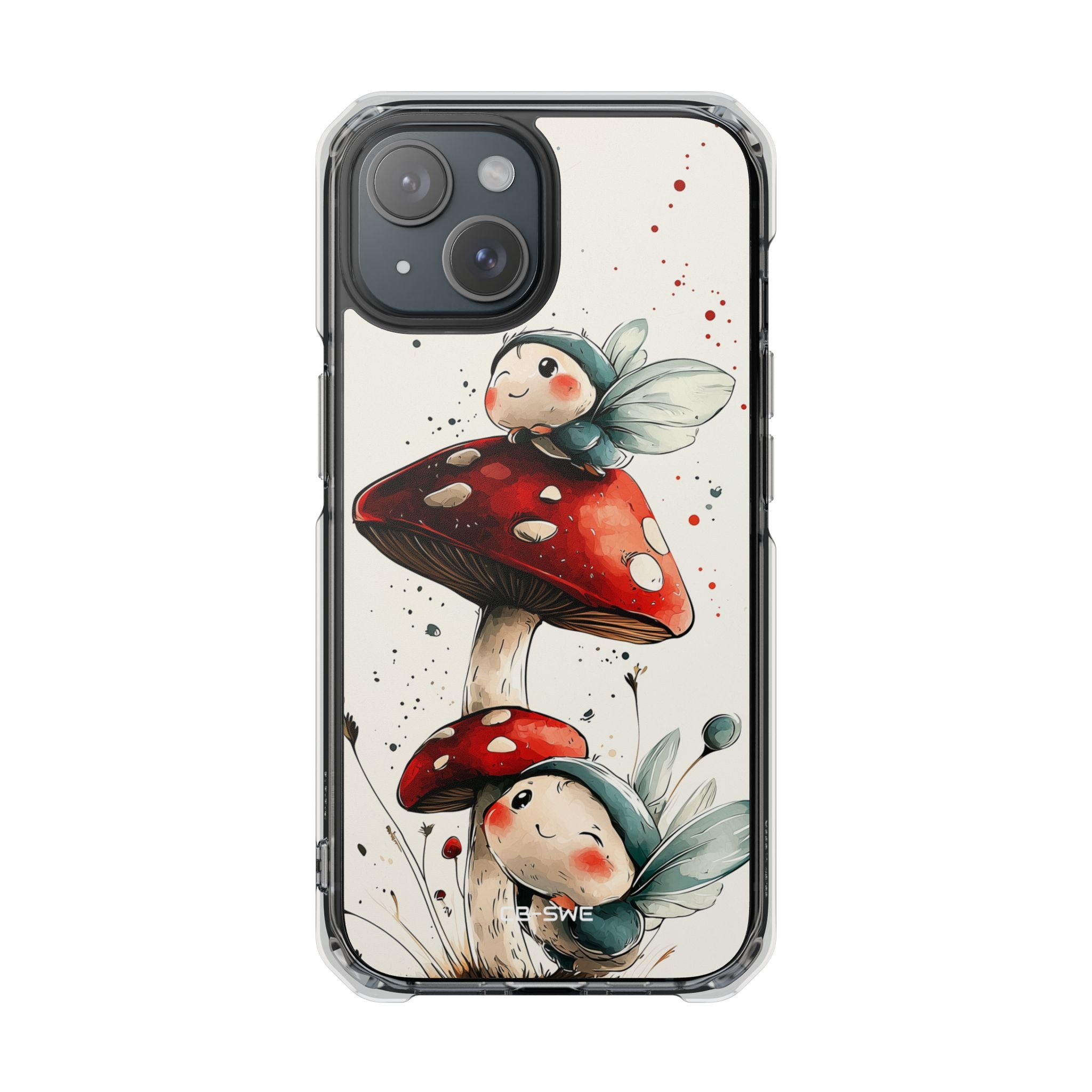 Mushrooms Entertain Fairies iPhone Case - Impact