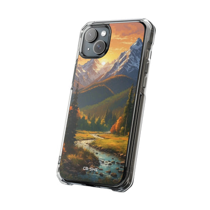 Mountain Reflections Glimmer iPhone Case - Impact