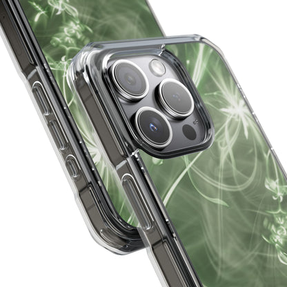 Green Spirit Flow iPhone 15 - Impact Clear+