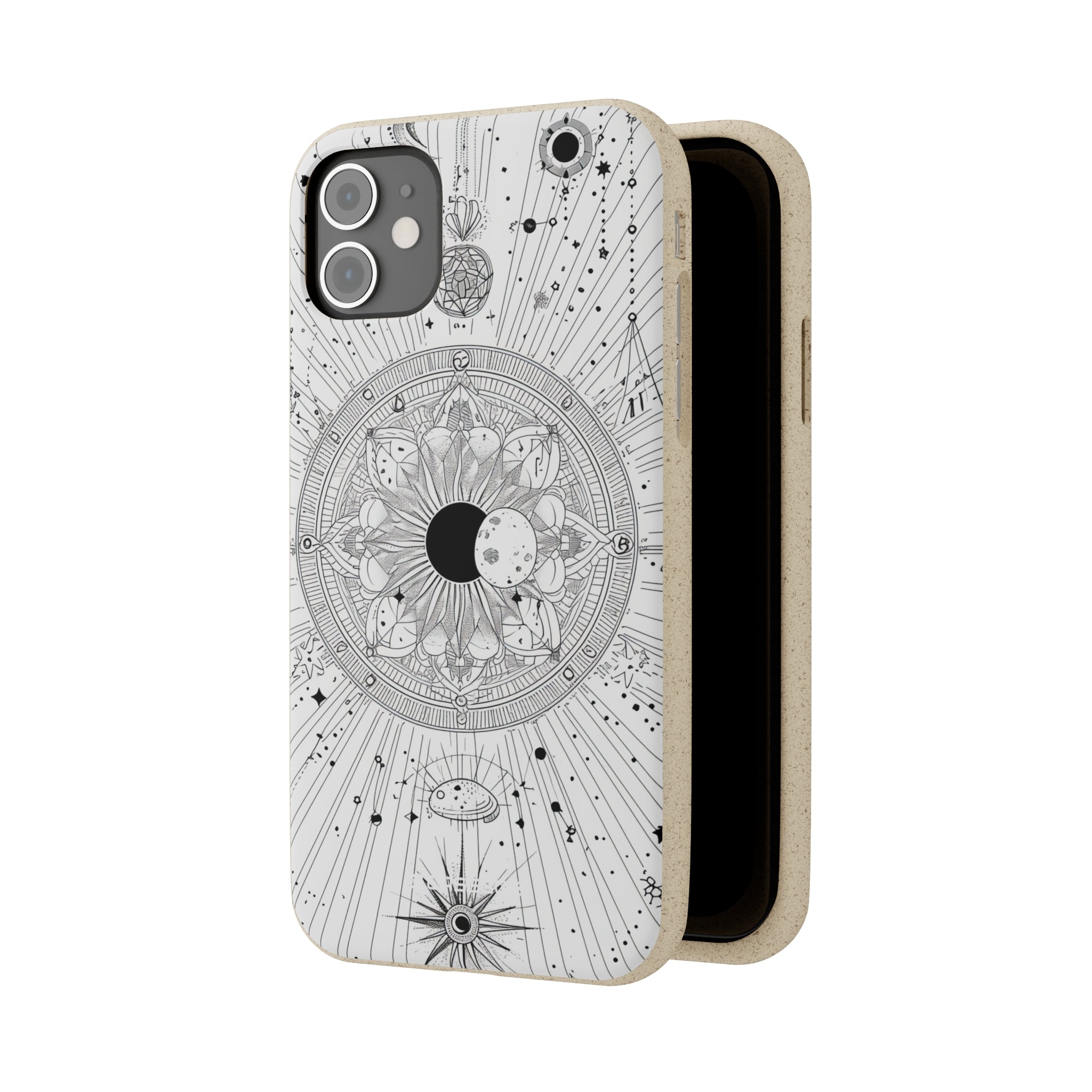 Celestial Mandala Mystique | Biodegradable Phone Case